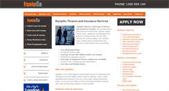Desktop Screenshot of equipfin.com.au